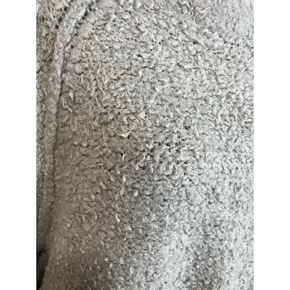 Free People Wool Blend Teddy Sweater Oversized Beige Pullover S Cozy Outdoor - Picture 12 of 16